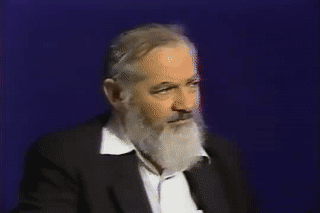 Rabbi Meir Kahane and Gandhi appear on Talkline program with Zev Brenner, Nov Dec 1989(1) 00:38:17